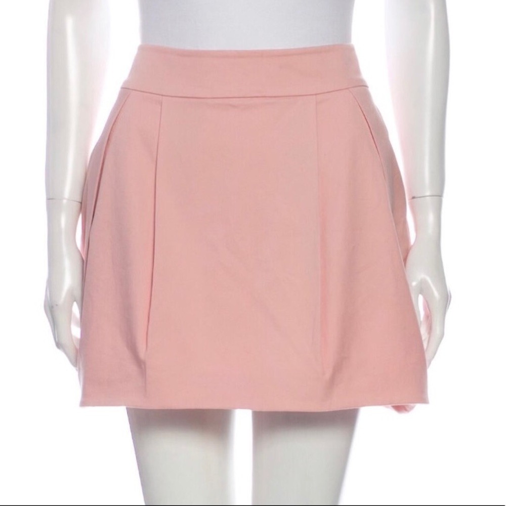 Pleated light pink REDValentino mini skirt🥰